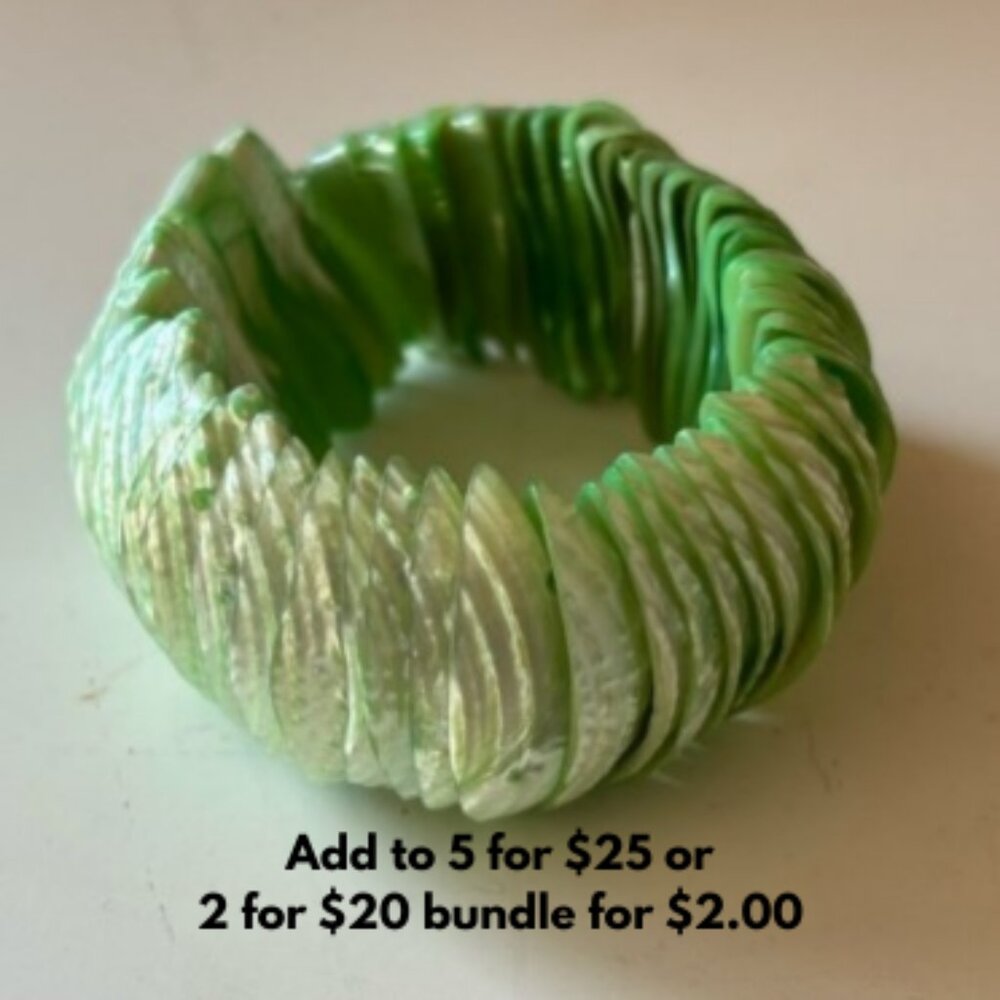 Green Shell Bracelet